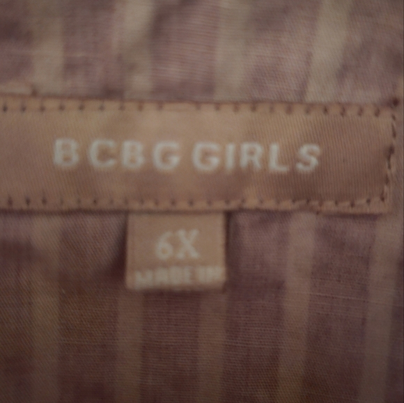 Pink A-Line Dress with 3/4 Sleeve and Pleats Preppy Casual - Picture 7 of 8